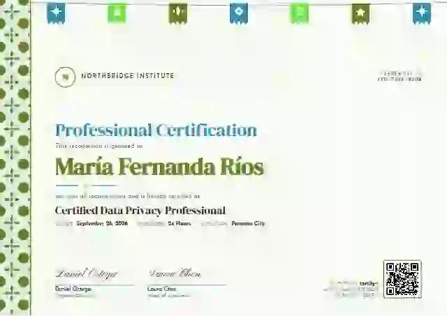 Plantilla de certificado Latin Heritage Lime de certificación profesional