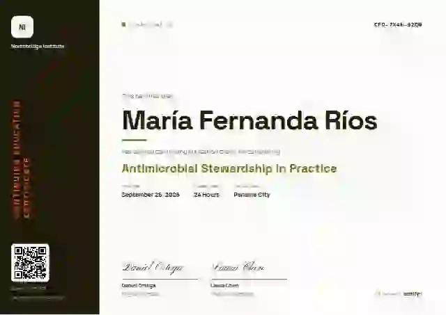 Plantilla de certificado Vertical Sidebar Lime de educación continua