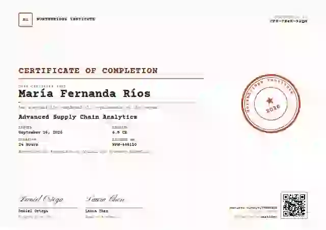 Plantilla de certificado Rubber Stamp Vermilion de finalización de curso