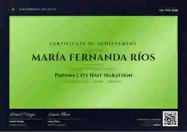 Plantilla de certificado Award Plaque Fern de deportes