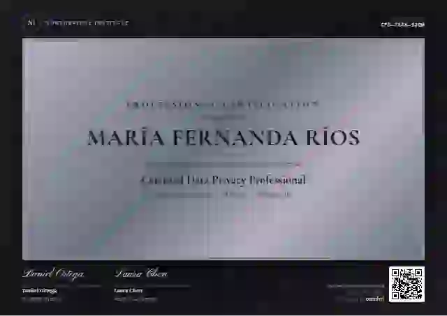 Plantilla de certificado Award Plaque Violet de certificación profesional