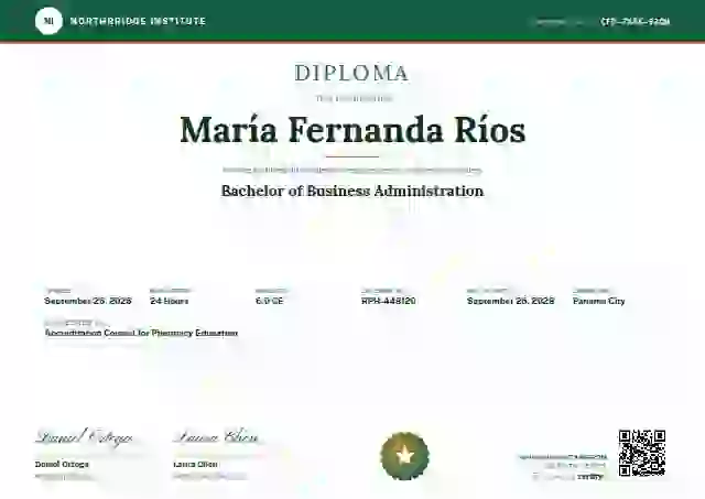 Plantilla de certificado Diploma Subfields Seafoam de diploma académico