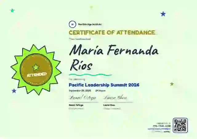 Plantilla de certificado Kids Achievement Marigold de asistencia a eventos