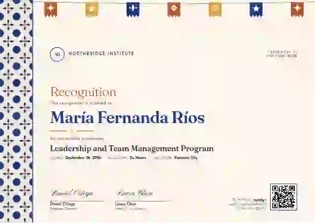 Latin Heritage latin america certificate template