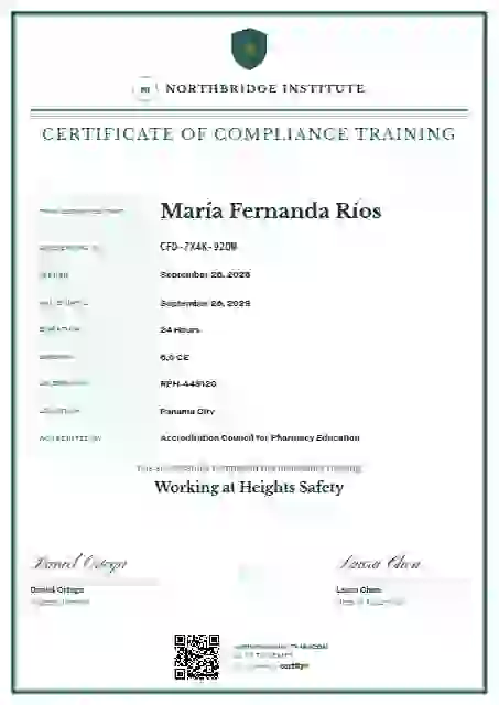 Plantilla de certificado Civic Ledger Lagoon de cumplimiento y seguridad
