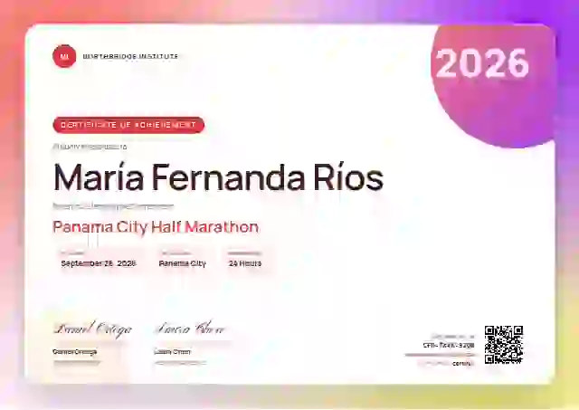 Plantilla de certificado Aurora Gradient Scarlet de deportes