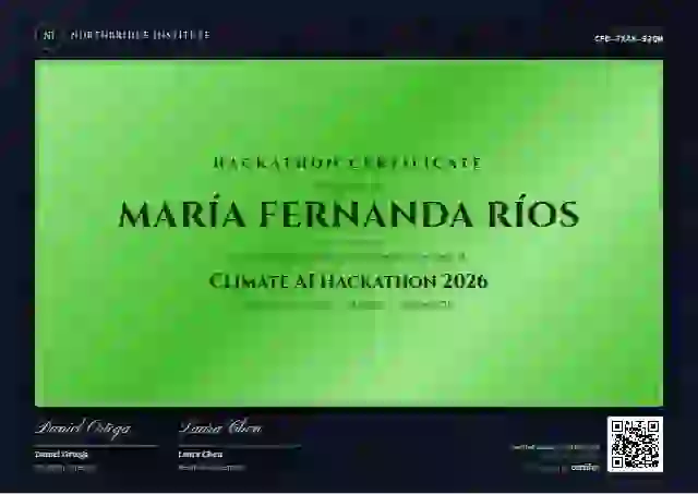 Award Plaque Soft Fern hackathon certificate template