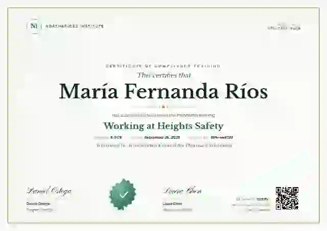 Classic Seal Emerald compliance and safety certificate template