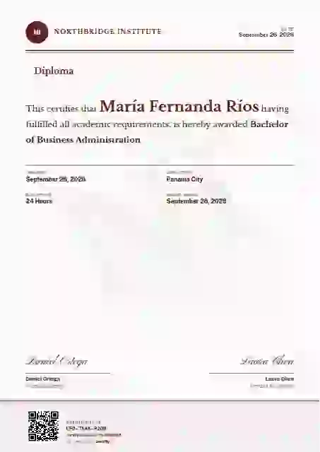 Plantilla de certificado Constancia Letter Ruby de diploma académico