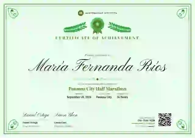 Diploma de Honor Lime sports certificate template