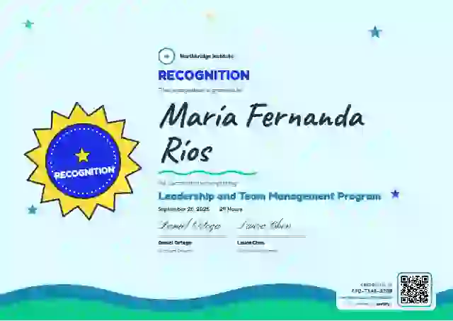 Kids Achievement Ultramarine latin america certificate template