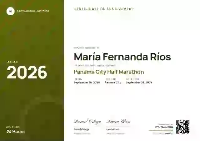 Level Ladder Soft Lime sports certificate template