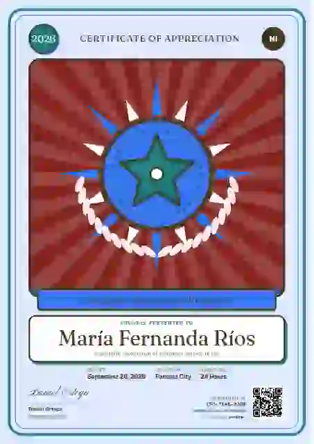 Loteria Card Lagoon volunteer appreciation certificate template