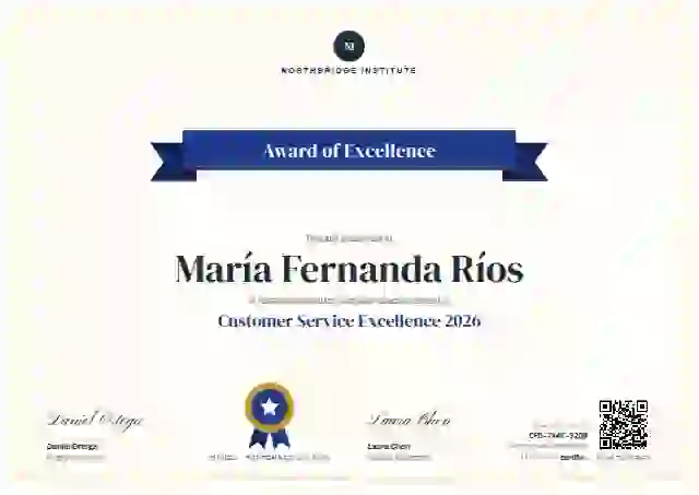 Ribbon Banner Royal awards and achievement certificate template