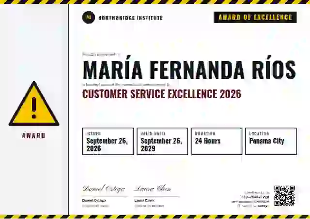 Plantilla de certificado Safety Card Ruby de premios y logros