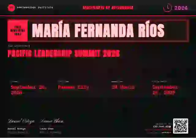Scoreboard Ruby event attendance certificate template