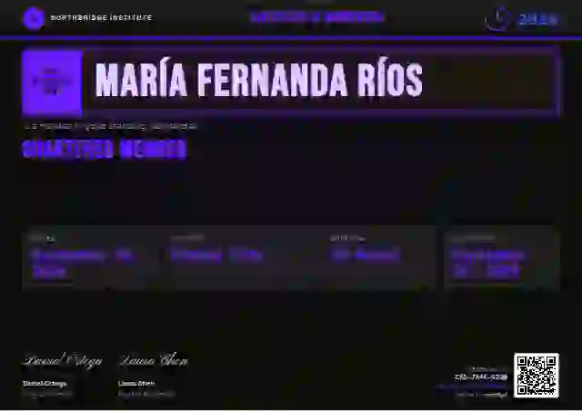 Scoreboard Violet membership certificate template