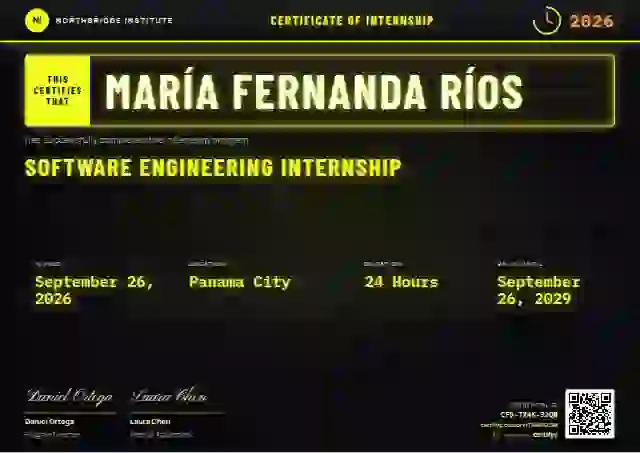 Scoreboard Soft Lime internship certificate template