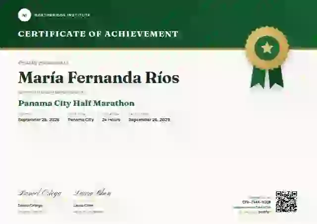 Seal Masthead Jade sports certificate template