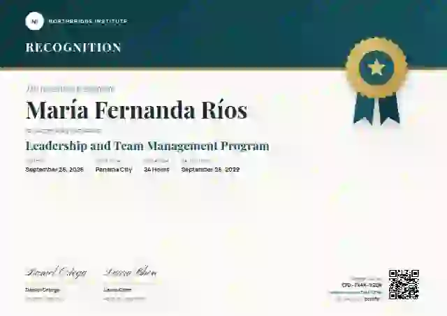 Seal Masthead Cerulean latin america certificate template