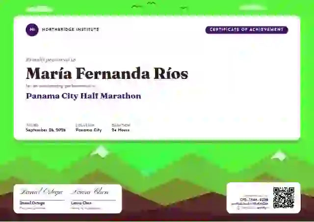 Sol Mural Amethyst sports certificate template