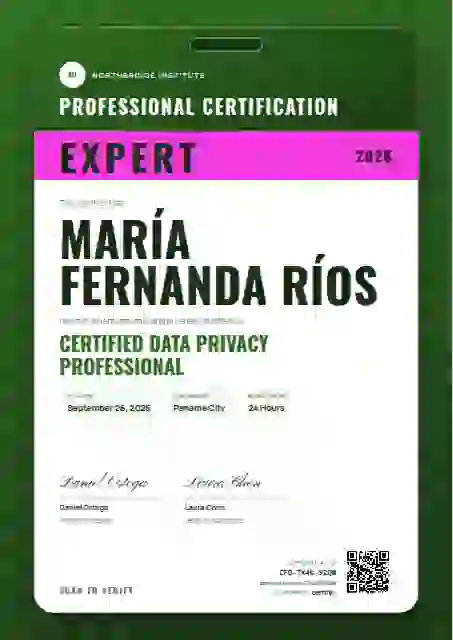 Plantilla de certificado Speaker Pass Fern de certificación profesional