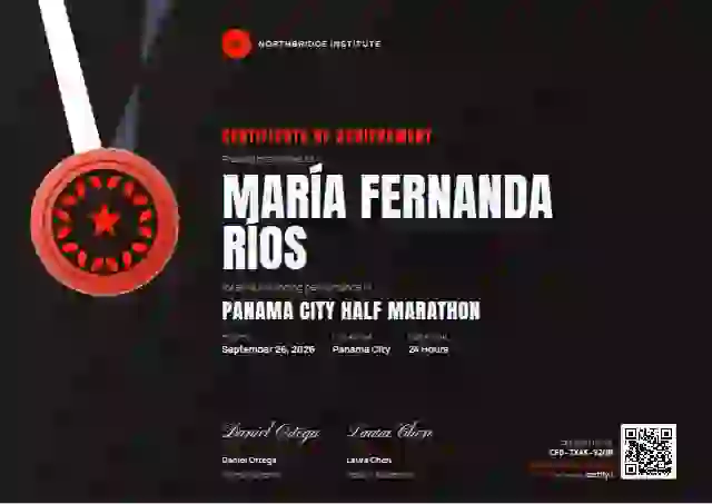 Sports Medal Vermilion sports certificate template