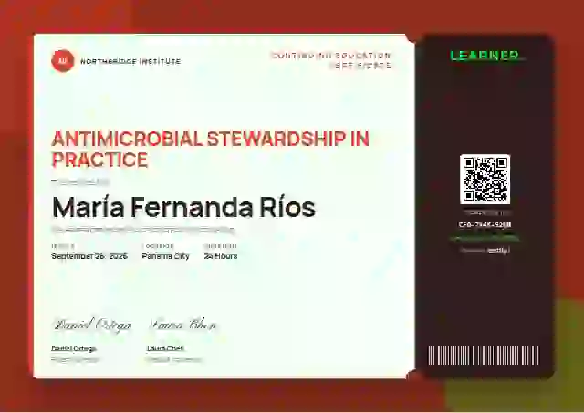 Plantilla de certificado Workshop Ticket Vermilion de educación continua